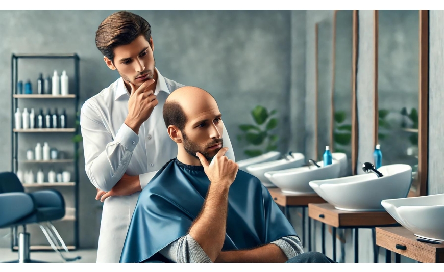 Kakšne frizure priporočamo frizerskim salonom za stranke s plešavostjo?