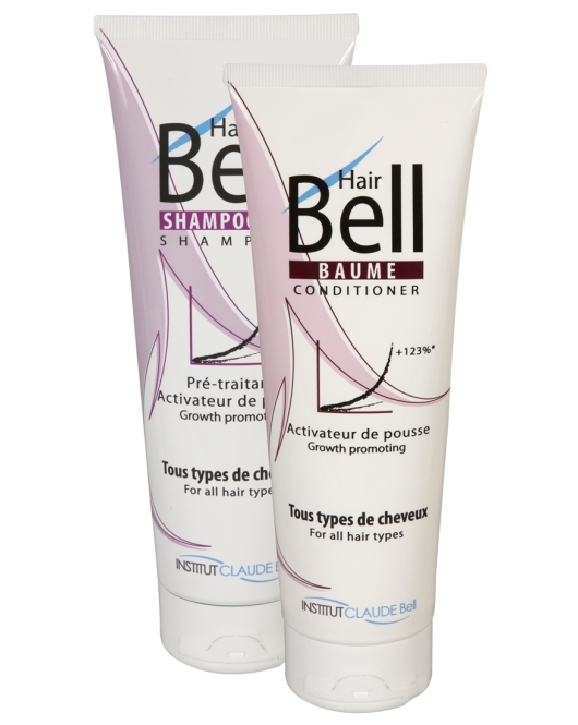 HAIRBELL ŠAMPON + LOSJON – Pospeševalnik rasti las, 2 x 250 ml